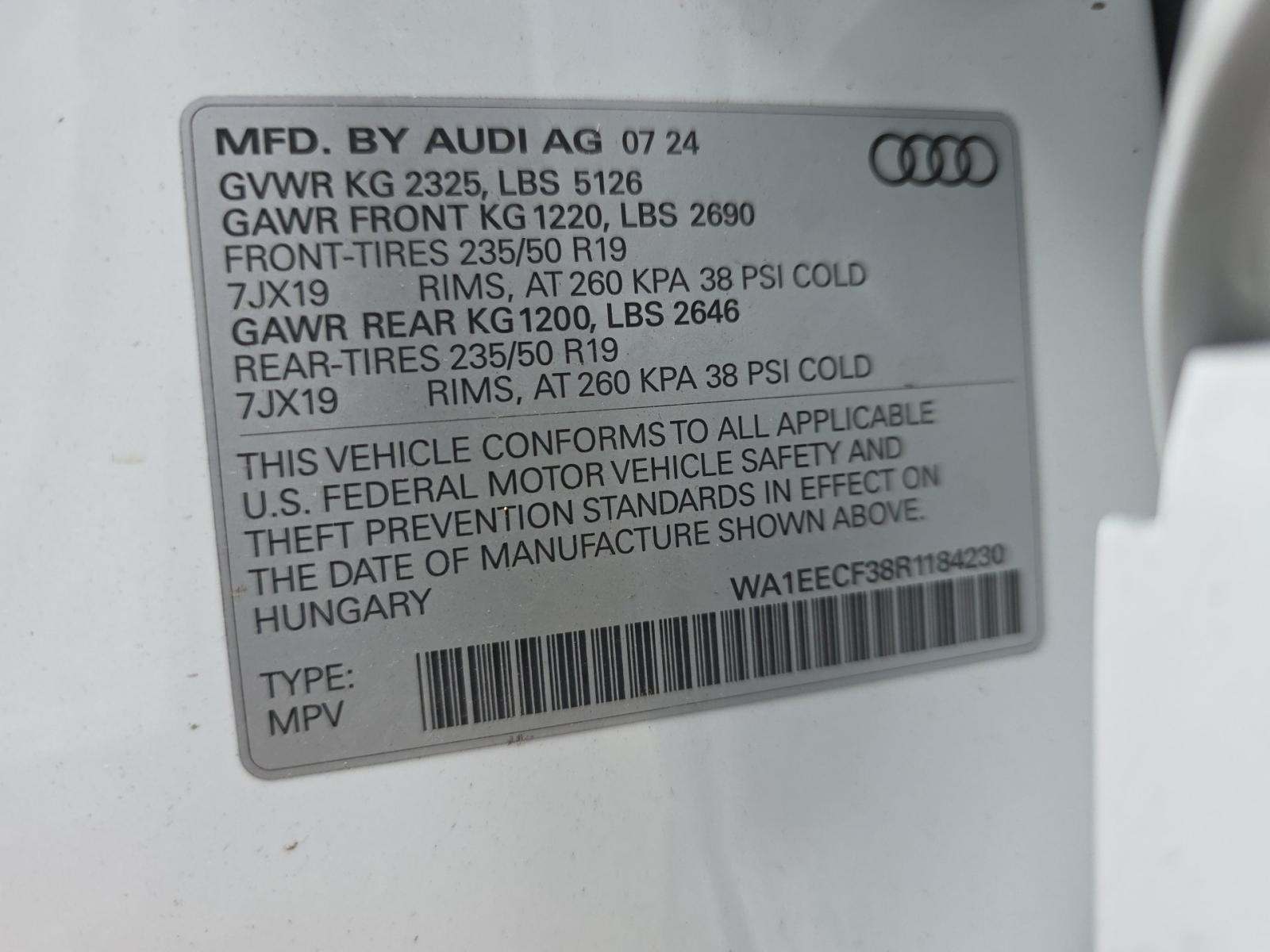 2024 Audi Q3 S line Premium Plus AWD