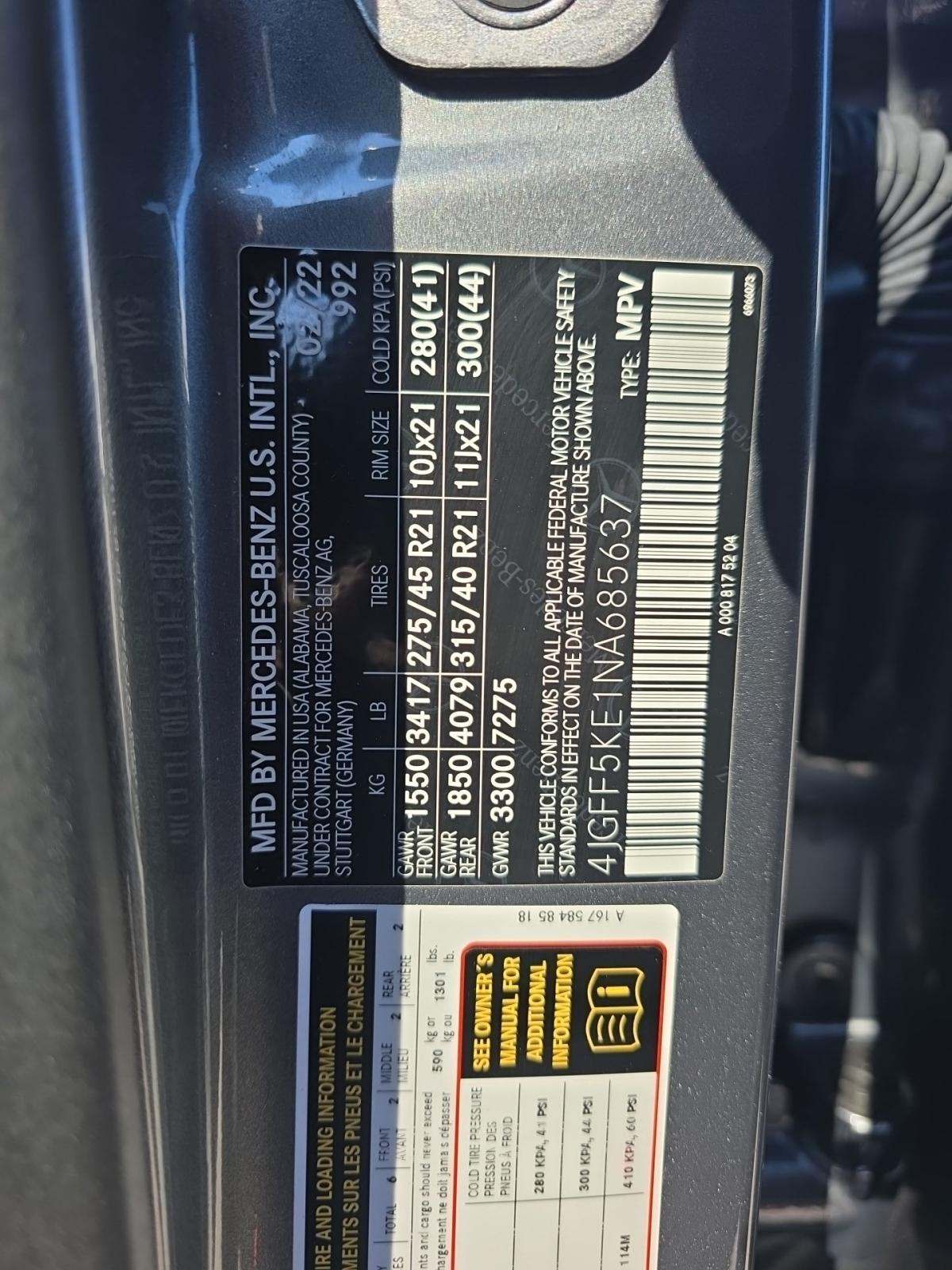 2022 Mercedes-Benz GLS GLS 450 AWD