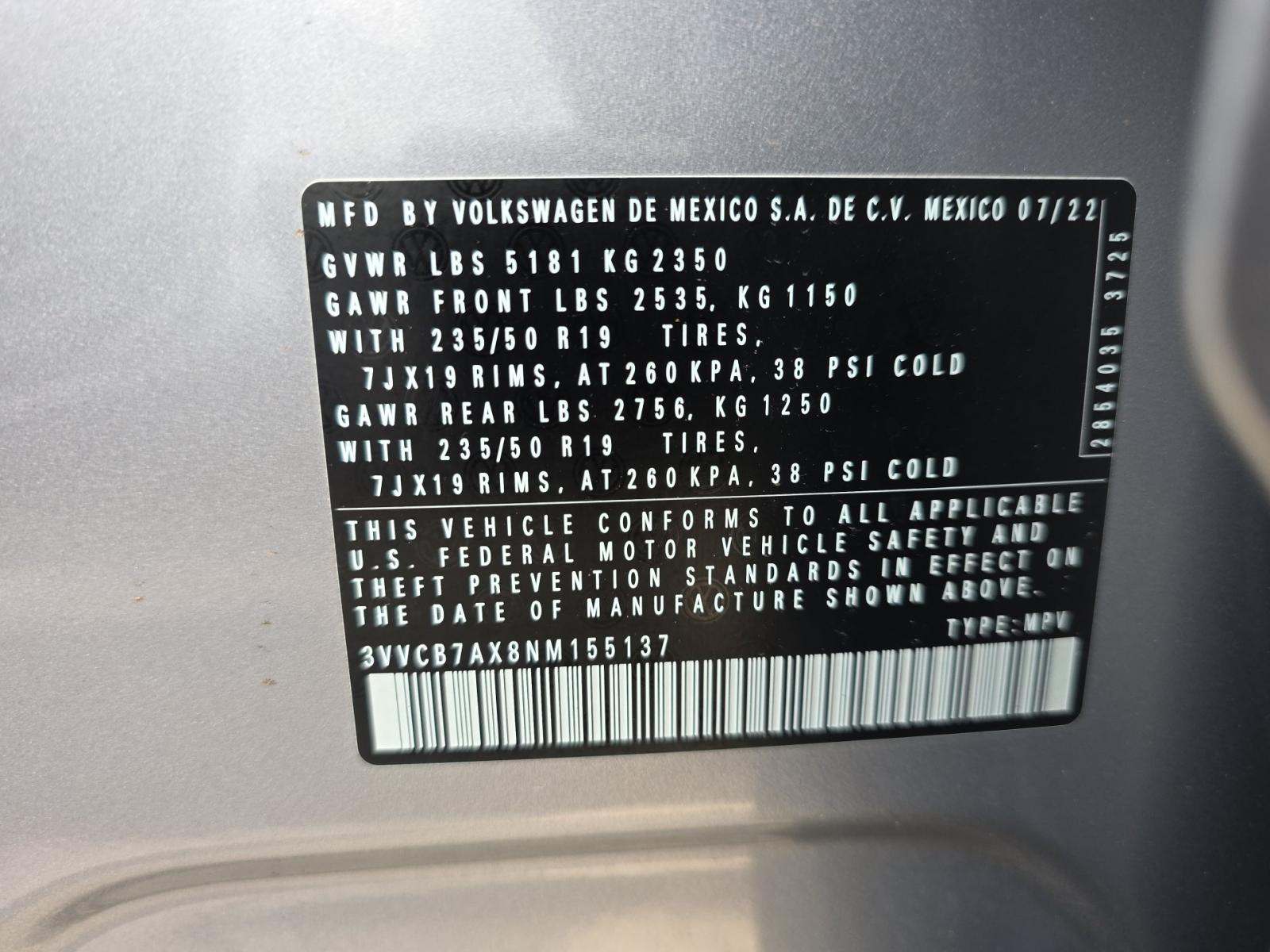 2022 Volkswagen Tiguan 2.0T SE R-Line Black FWD