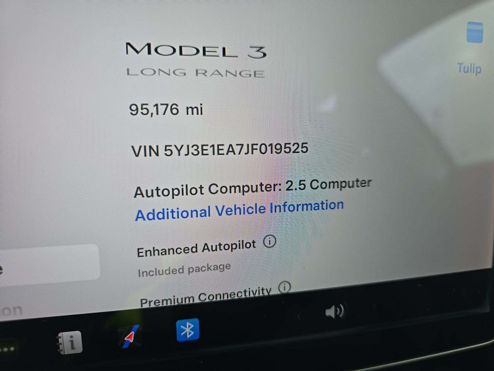 2018 Tesla Model 3 Long Range RWD