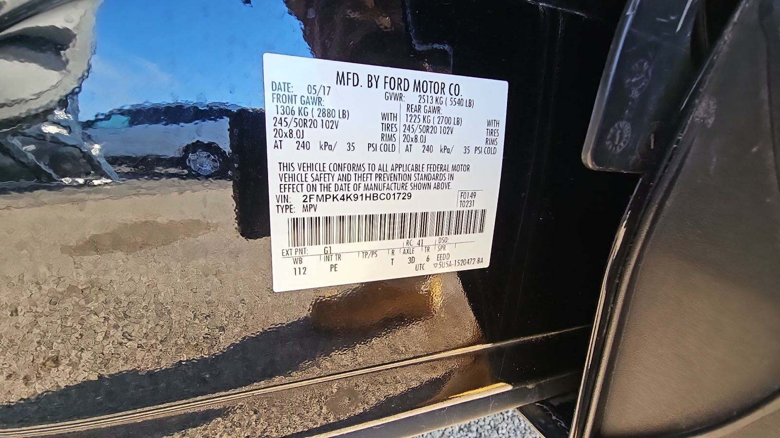 2017 Ford Edge Titanium AWD