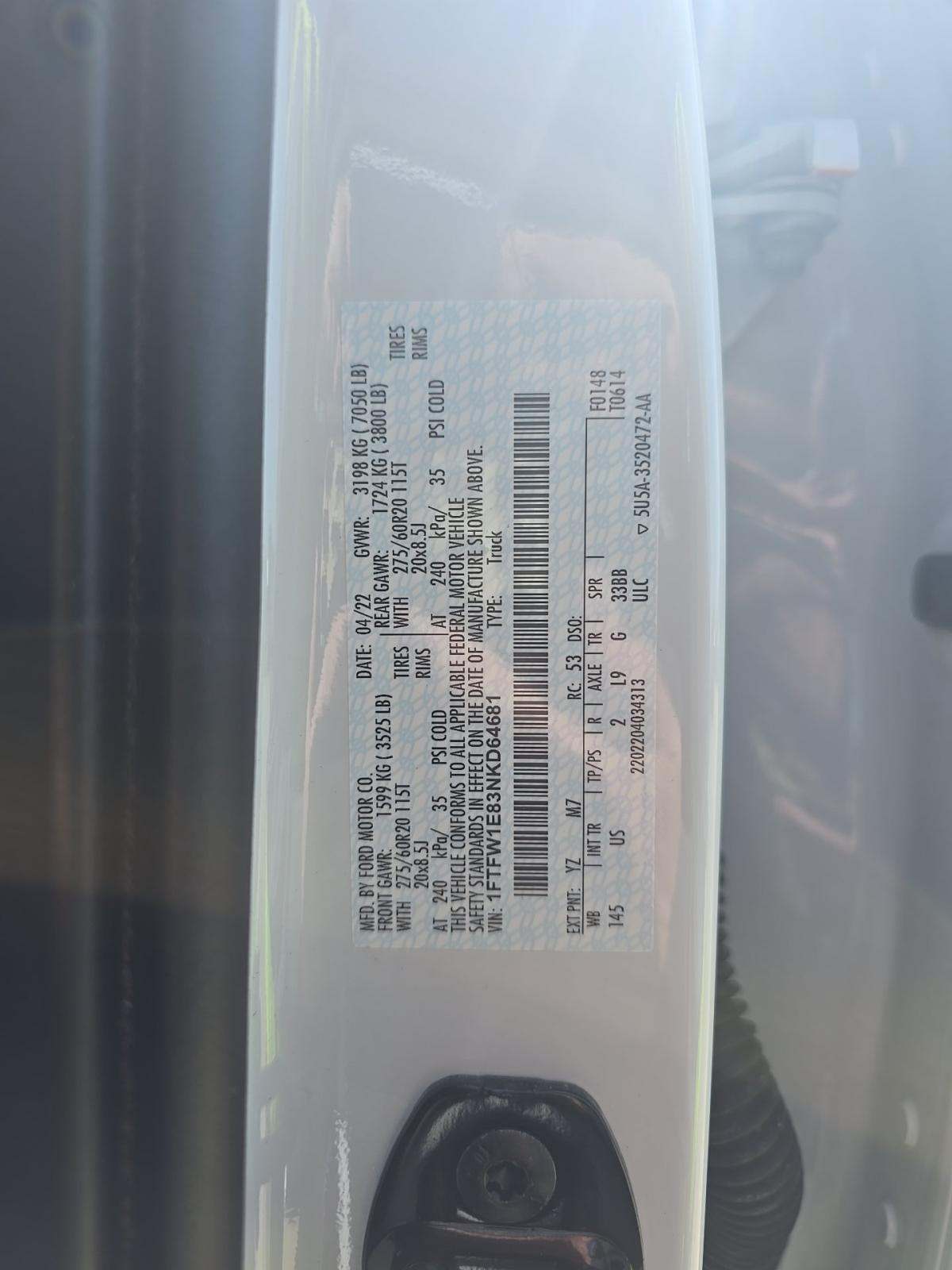 2022 Ford F-150 XLT AWD