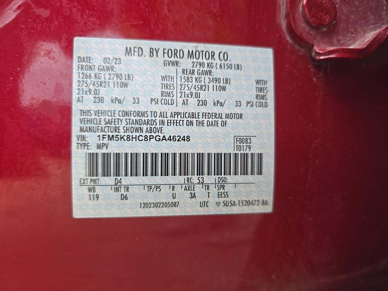 2023 Ford Explorer Platinum AWD