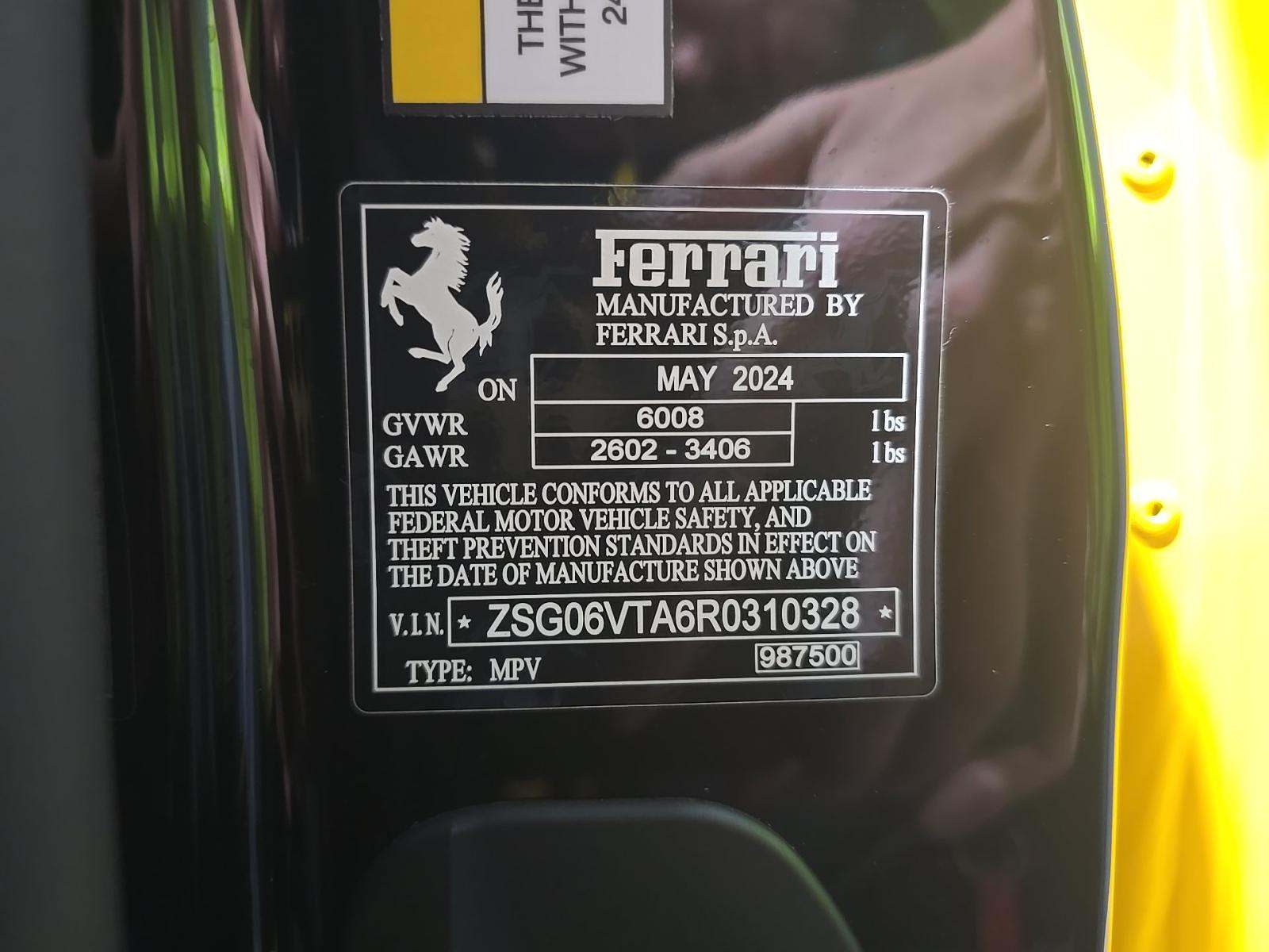 2024 Ferrari Purosangue Base AWD