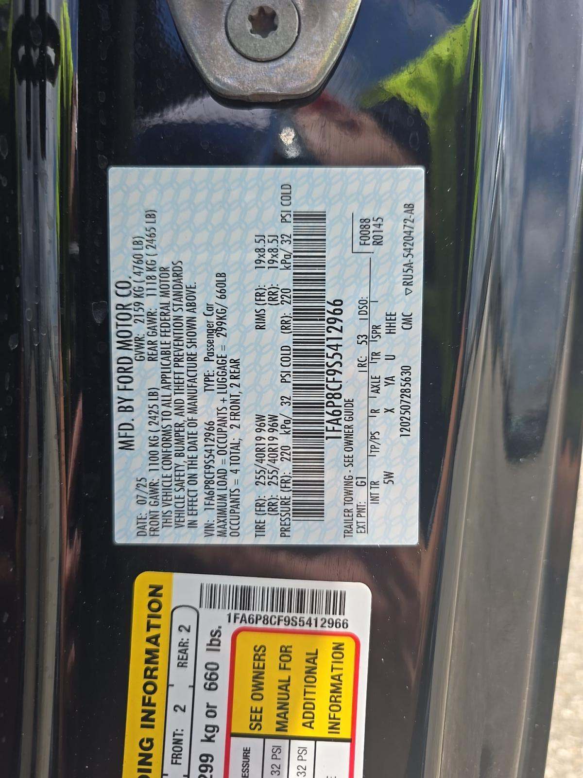 2025 Ford Mustang GT Premium RWD
