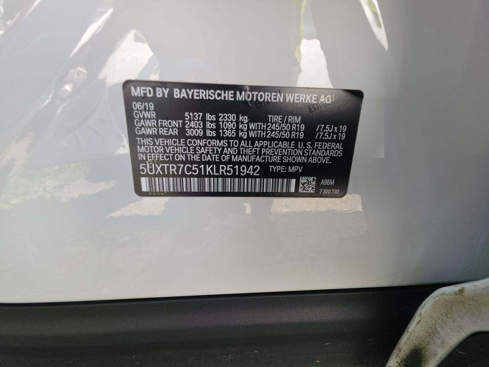 2019 BMW X3 sDrive30i RWD