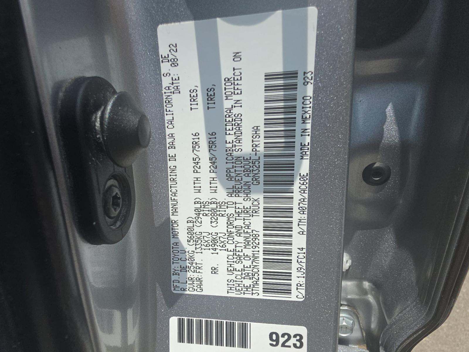2022 Toyota Tacoma SR5 RWD