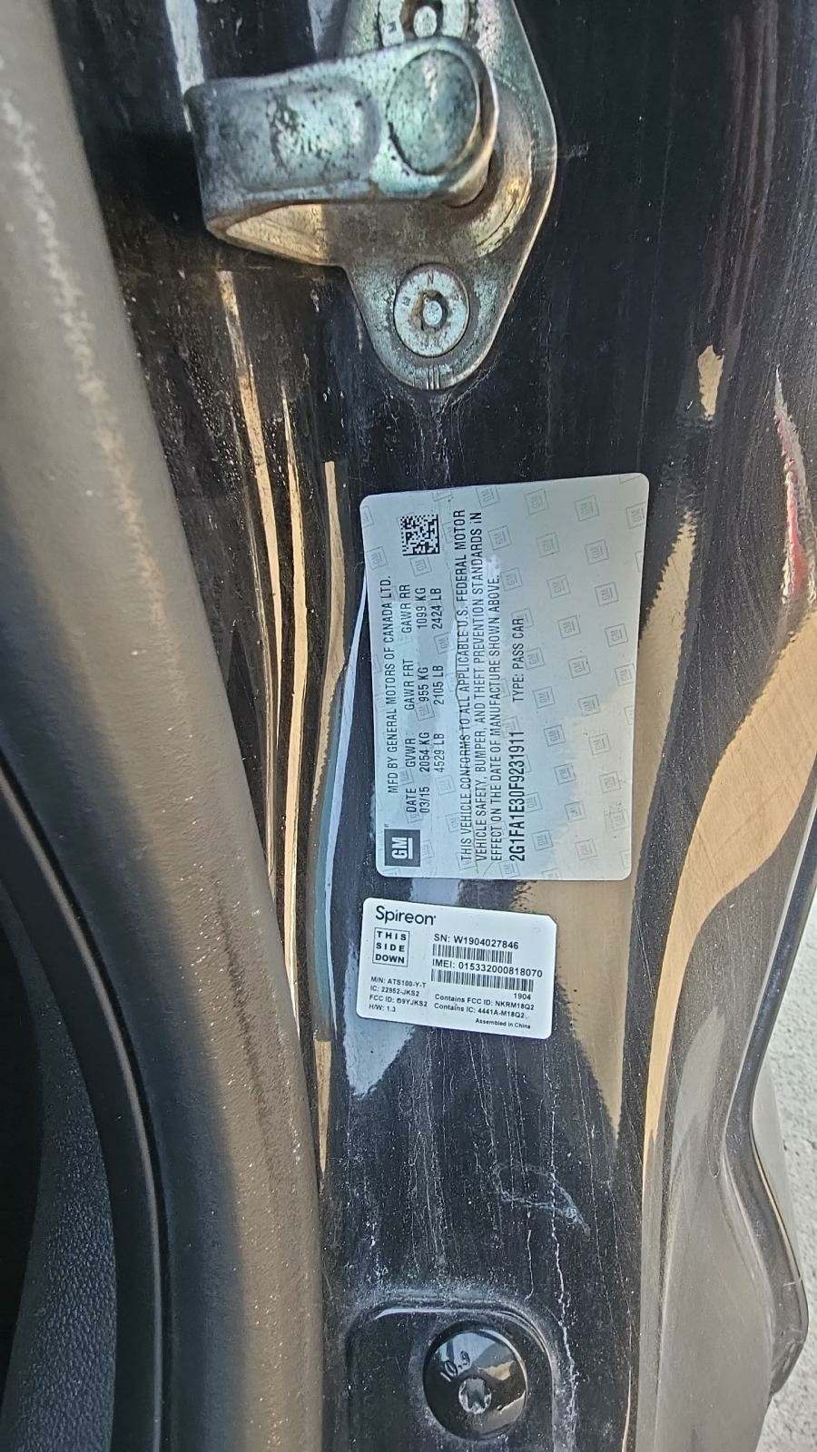 2015 Chevrolet Camaro LS RWD