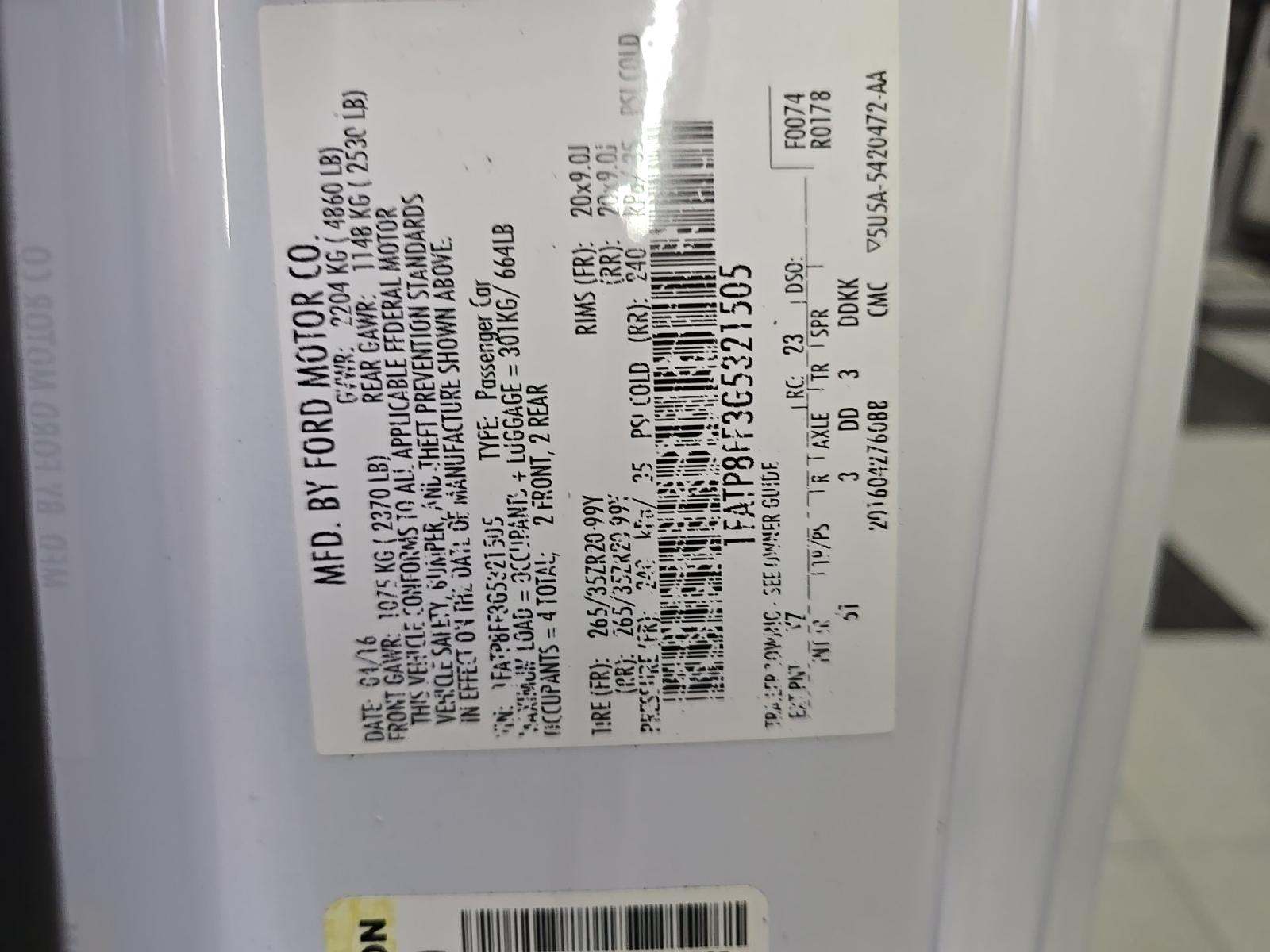 2016 Ford Mustang GT Premium RWD