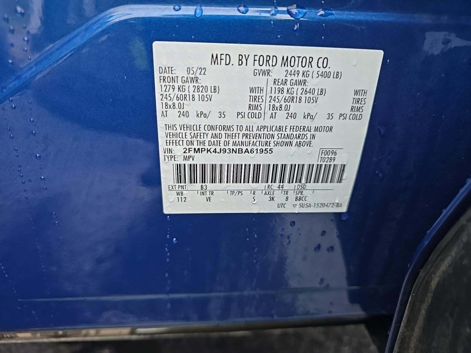 2022 Ford Edge SEL AWD