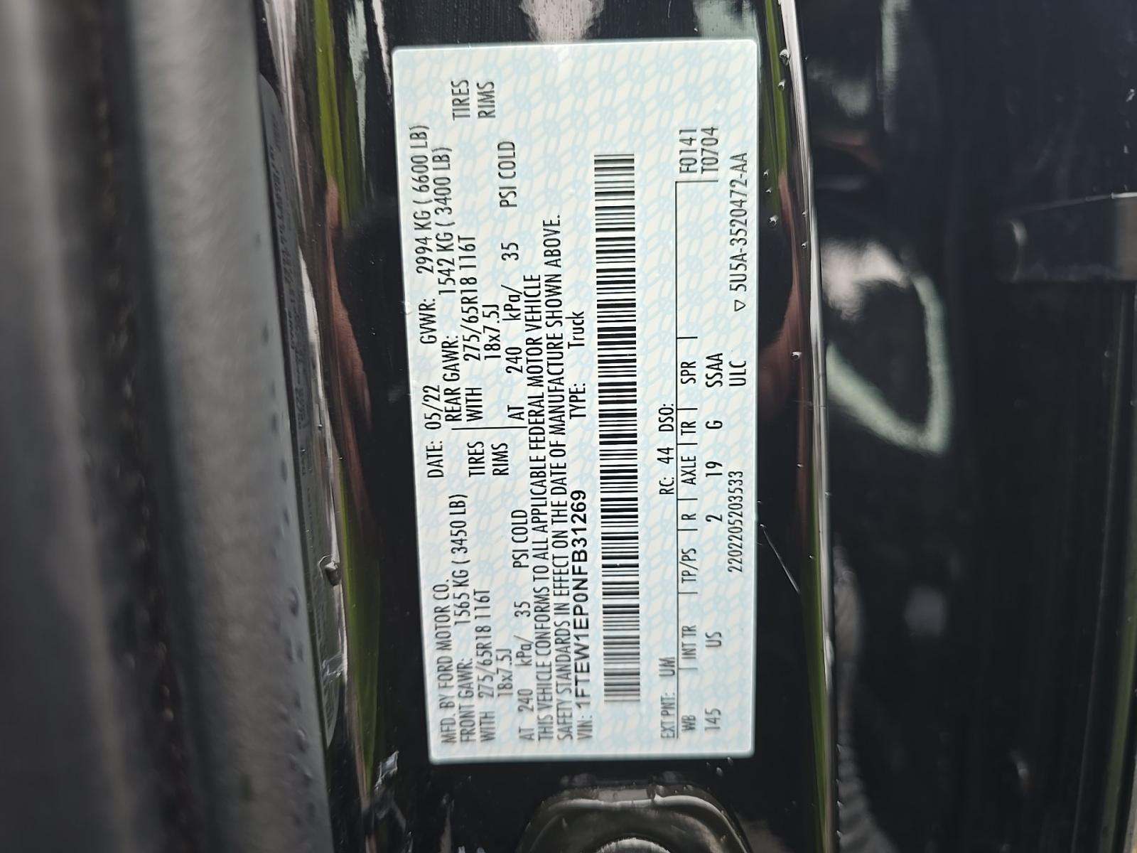 2022 Ford F-150 XLT AWD