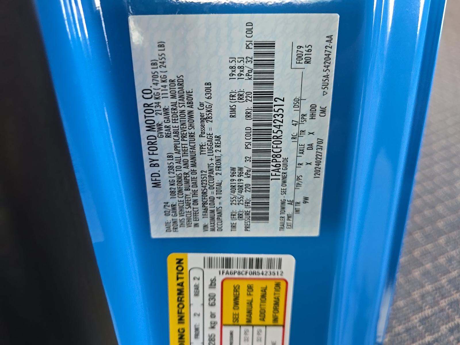 2024 Ford Mustang GT Premium RWD