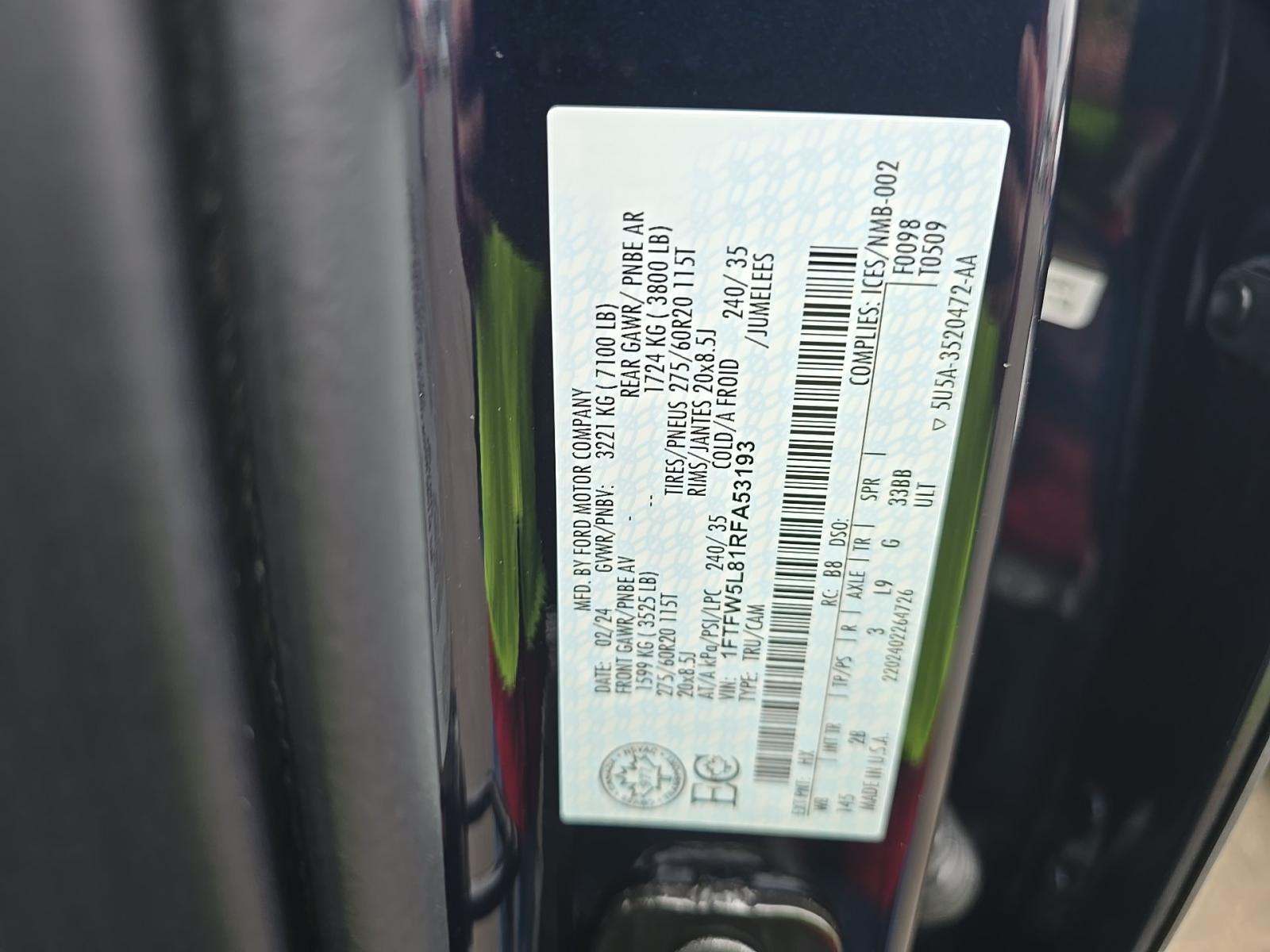 2024 Ford F-150 Lariat AWD