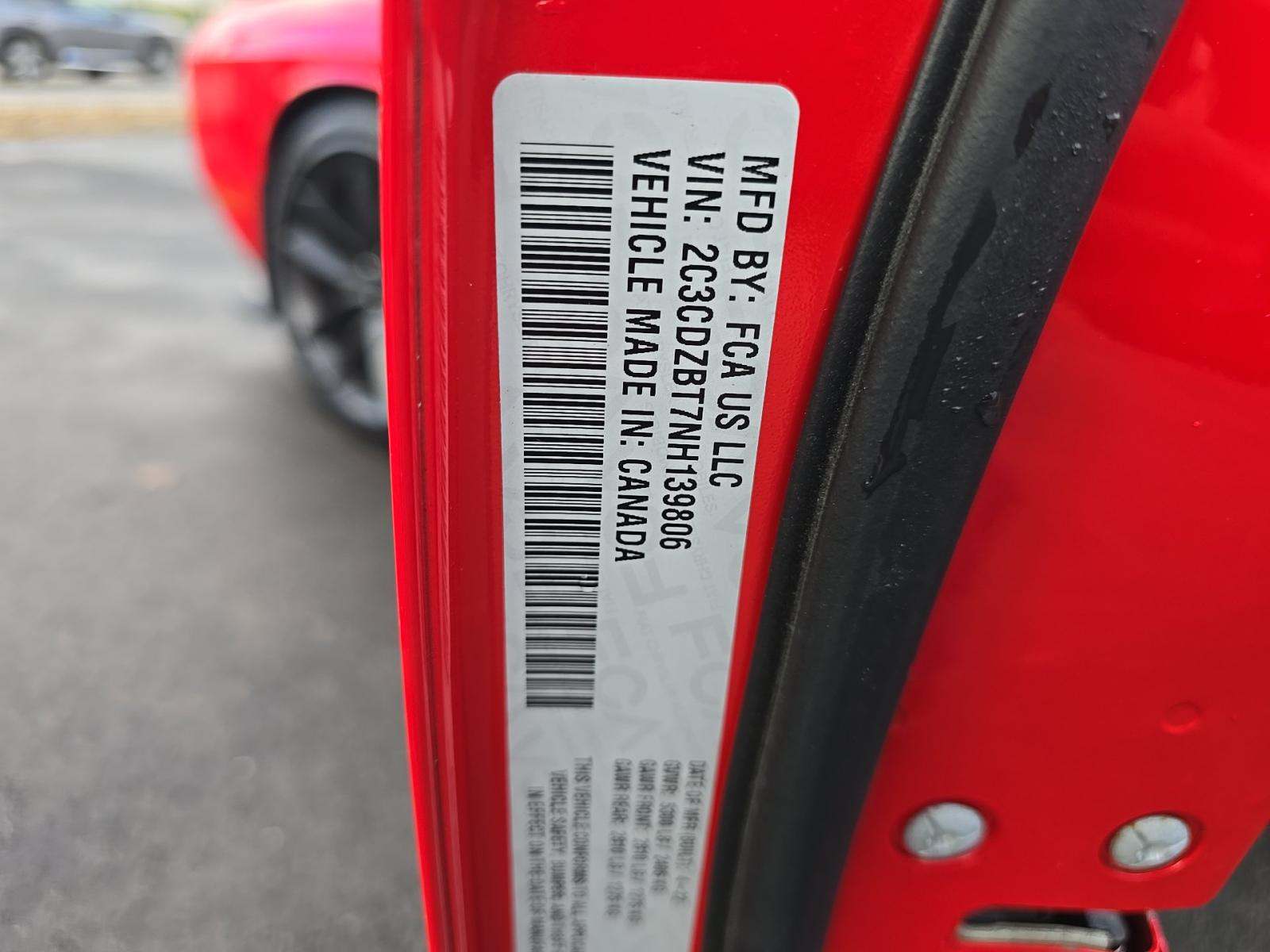 2022 Dodge Challenger R/T RWD