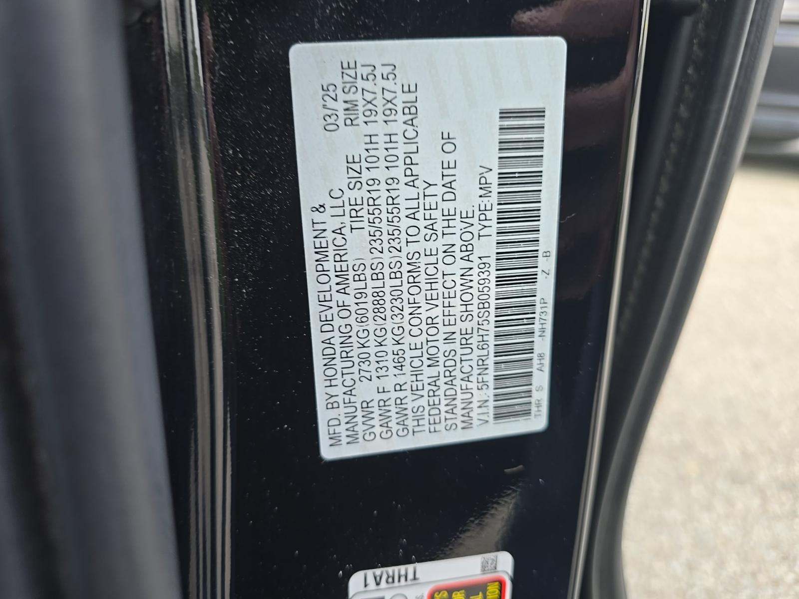 2025 Honda Odyssey Sport-L FWD