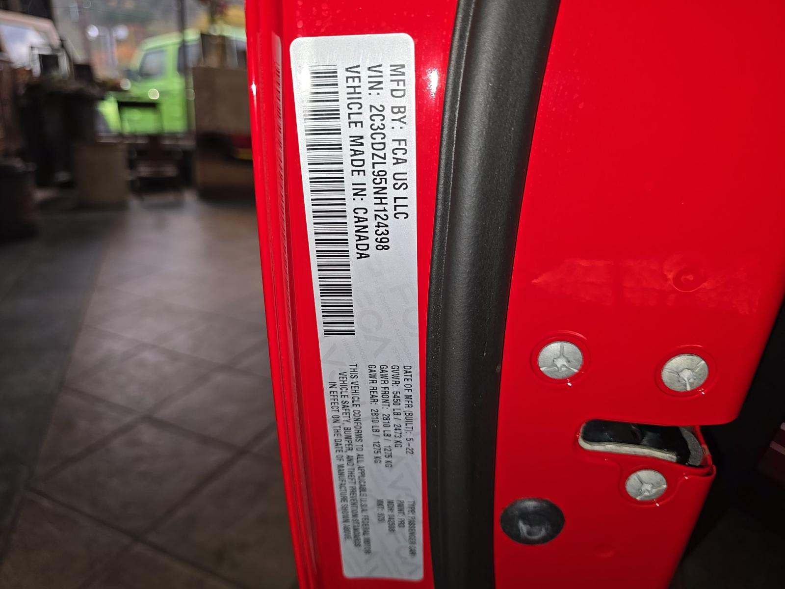 2022 Dodge Challenger SRT Hellcat Redeye Widebody RWD