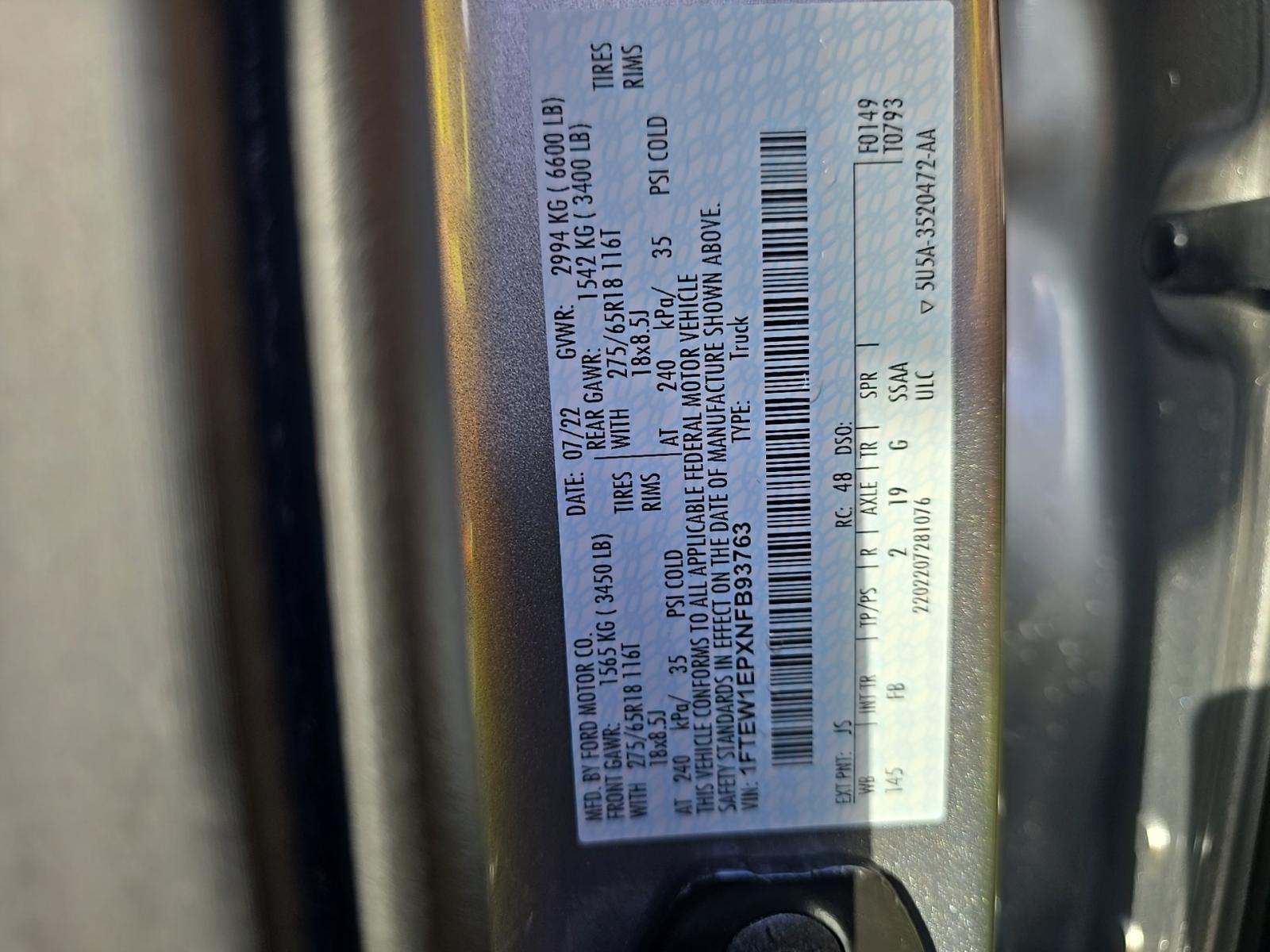 2022 Ford F-150 XLT AWD