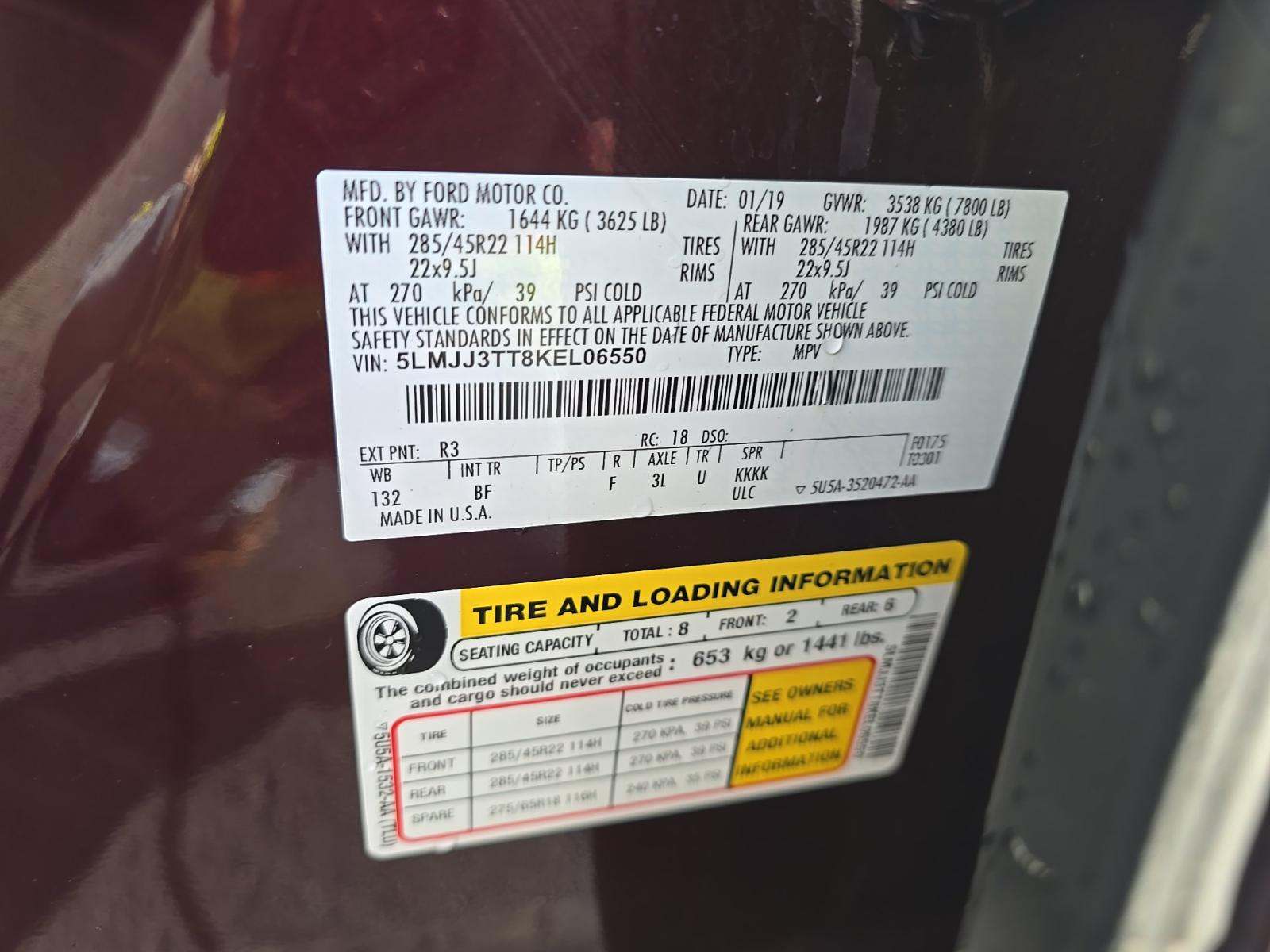 2019 Lincoln Navigator L Black Label AWD