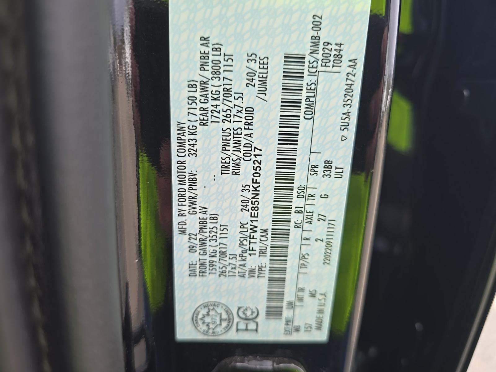 2022 Ford F-150 XLT AWD