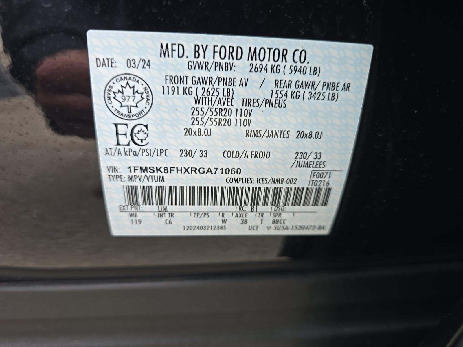 2024 Ford Explorer Limited AWD