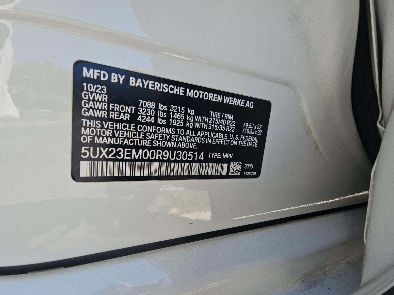 2024 BMW X7 xDrive40i AWD