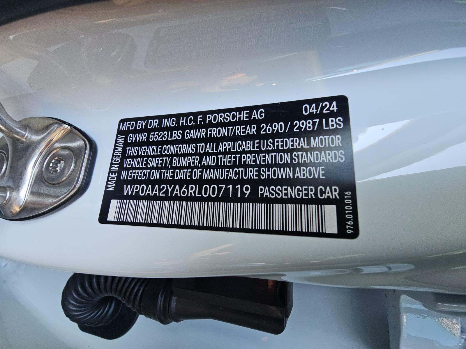 2024 Porsche Panamera Base RWD