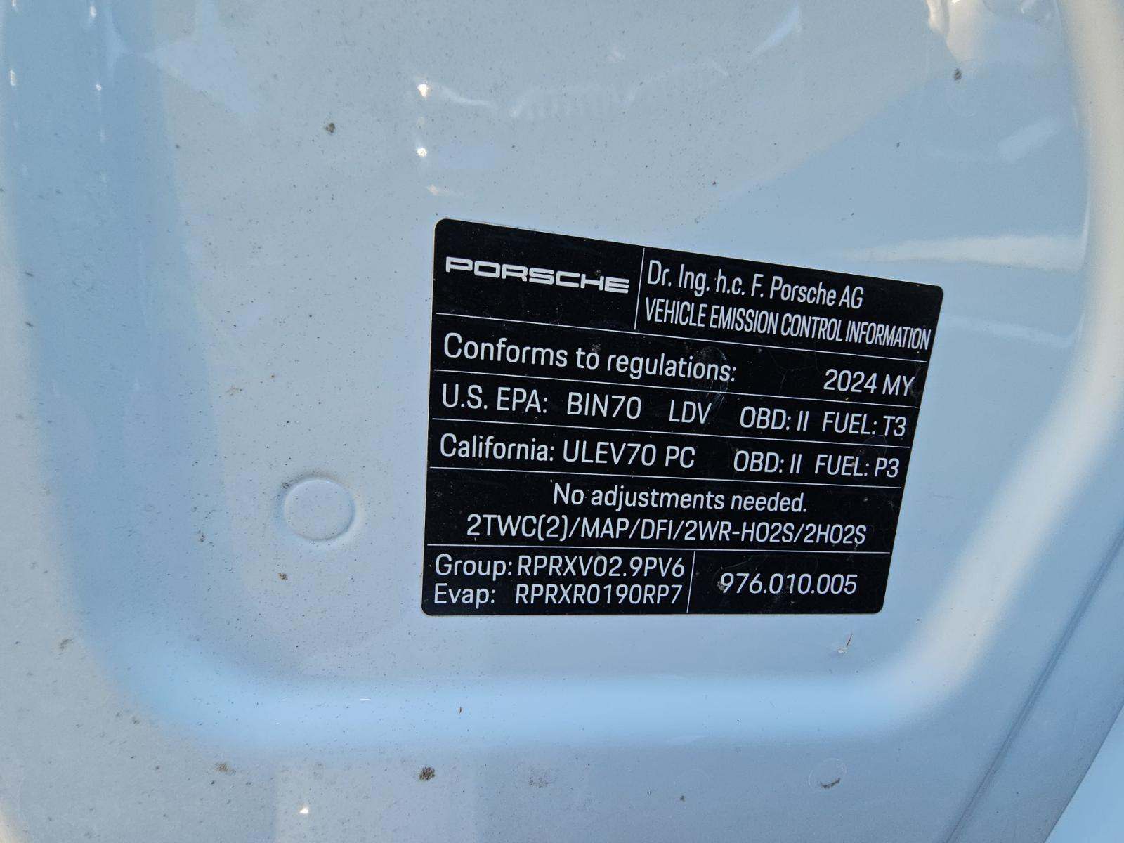 2024 Porsche Panamera Base RWD