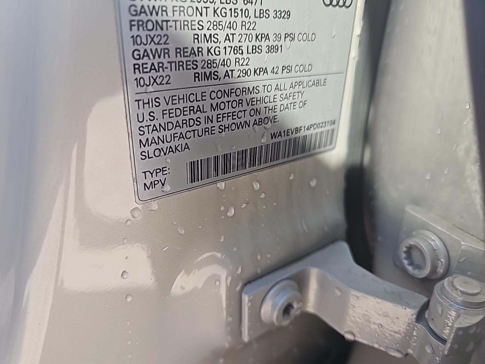 2023 Audi Q8 Premium Plus AWD