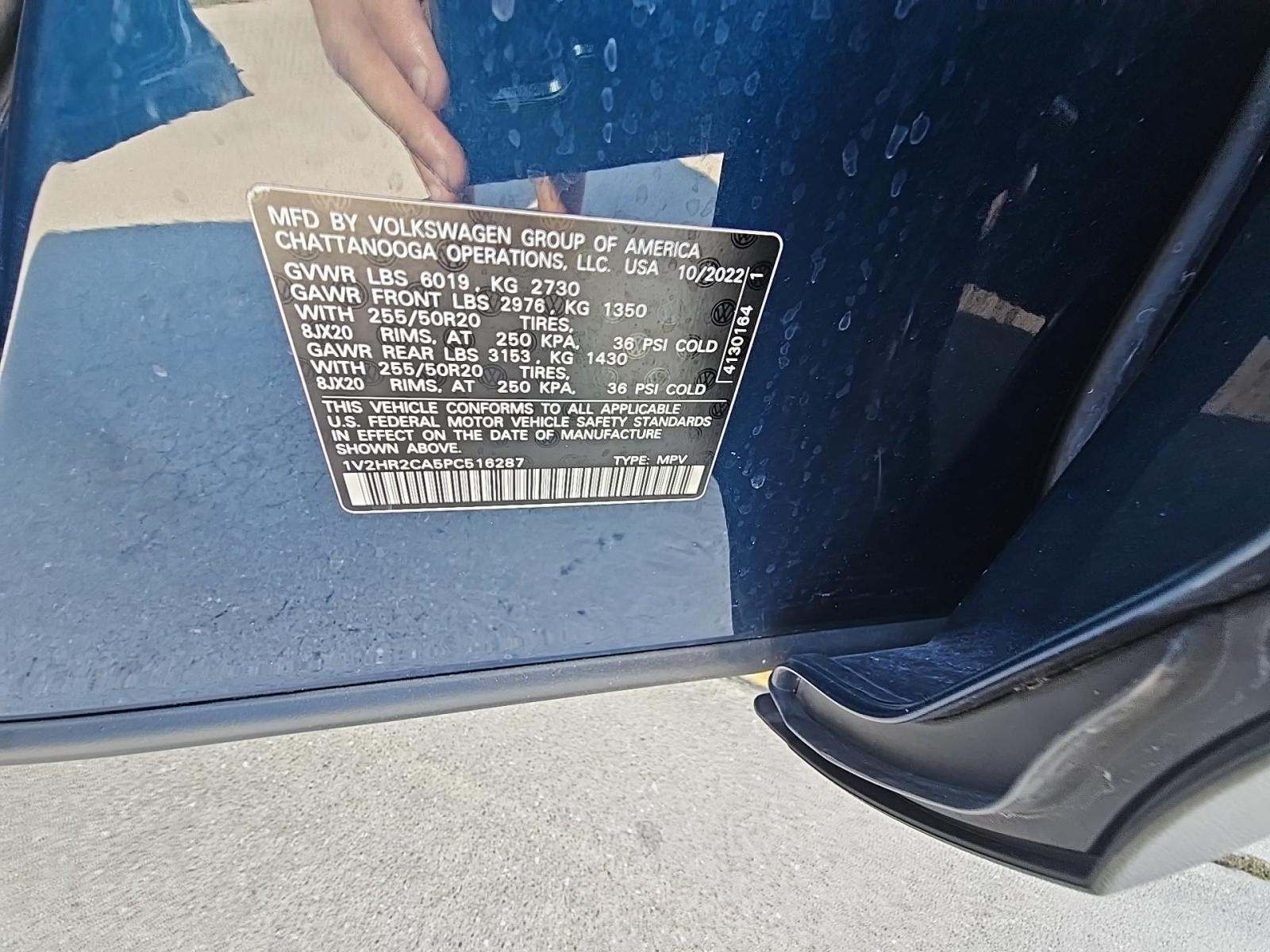 2023 Volkswagen Atlas 3.6L SE AWD