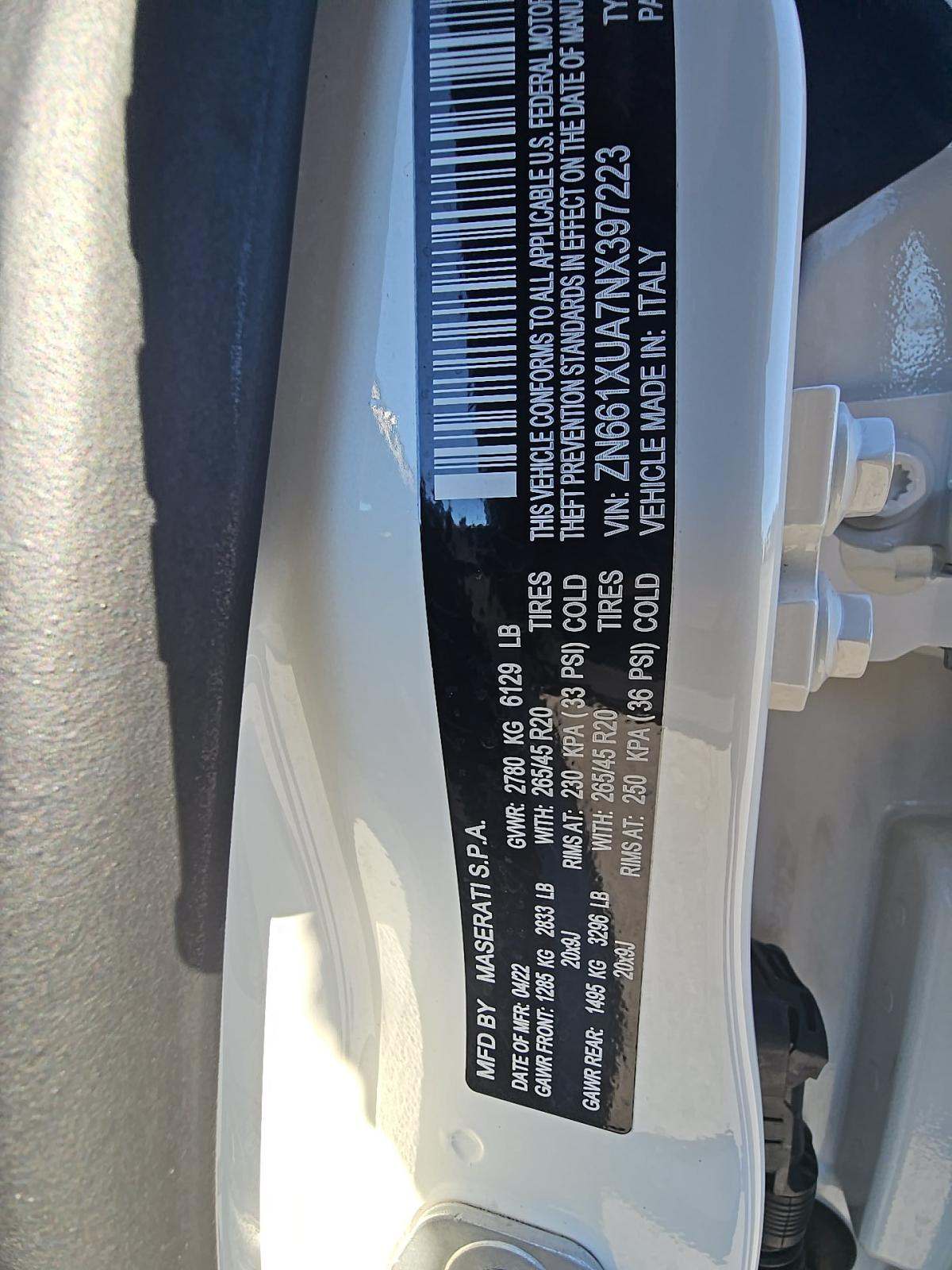 2022 Maserati Levante GT AWD