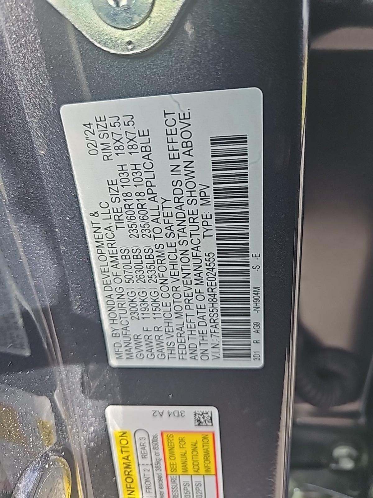 2024 Honda CR-V Hybrid Sport-L FWD