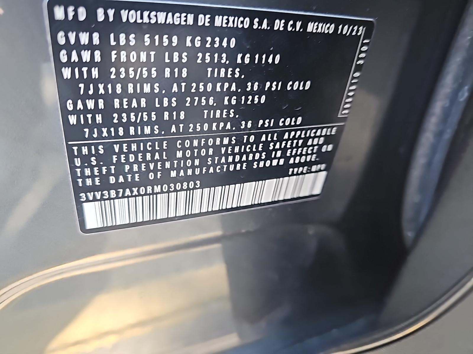 2024 Volkswagen Tiguan 2.0T SE FWD