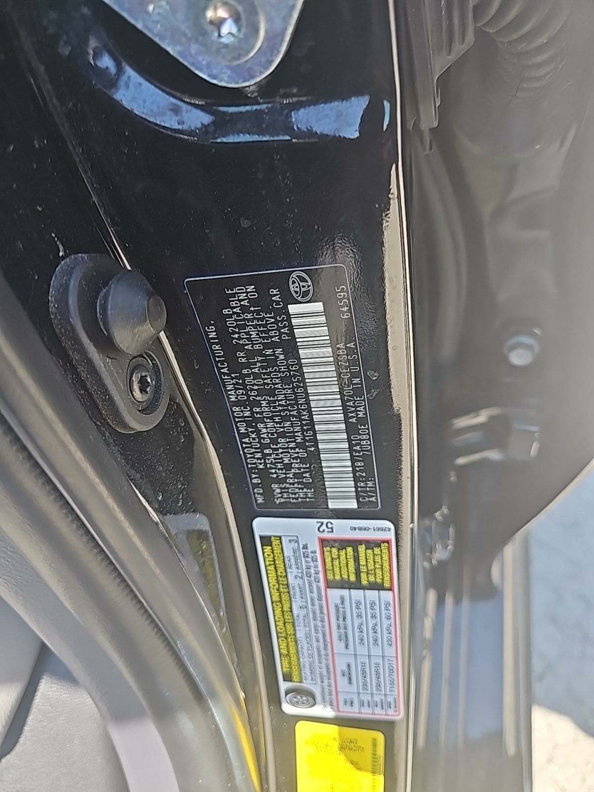 2022 Toyota Camry SE FWD