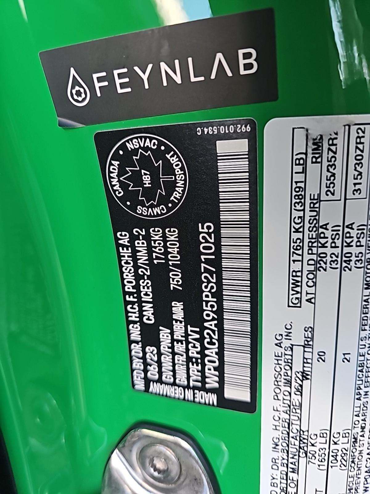 2023 Porsche 911 GT3 RWD