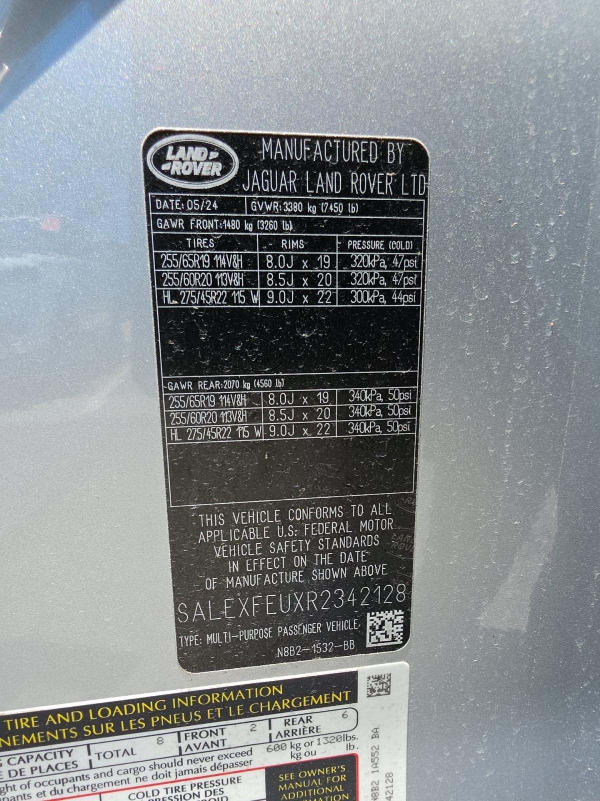 2024 Land Rover Defender 130 X AWD