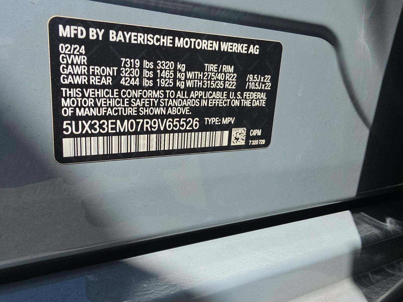2024 BMW X7 M60i AWD