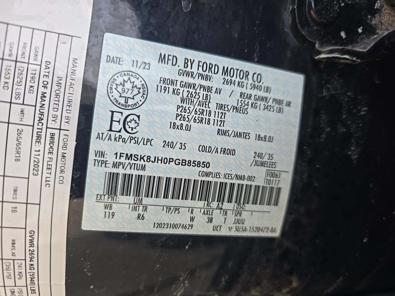 2023 Ford Explorer Timberline AWD