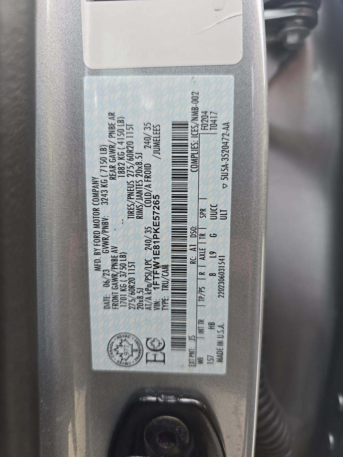 2023 Ford F-150 Lariat AWD