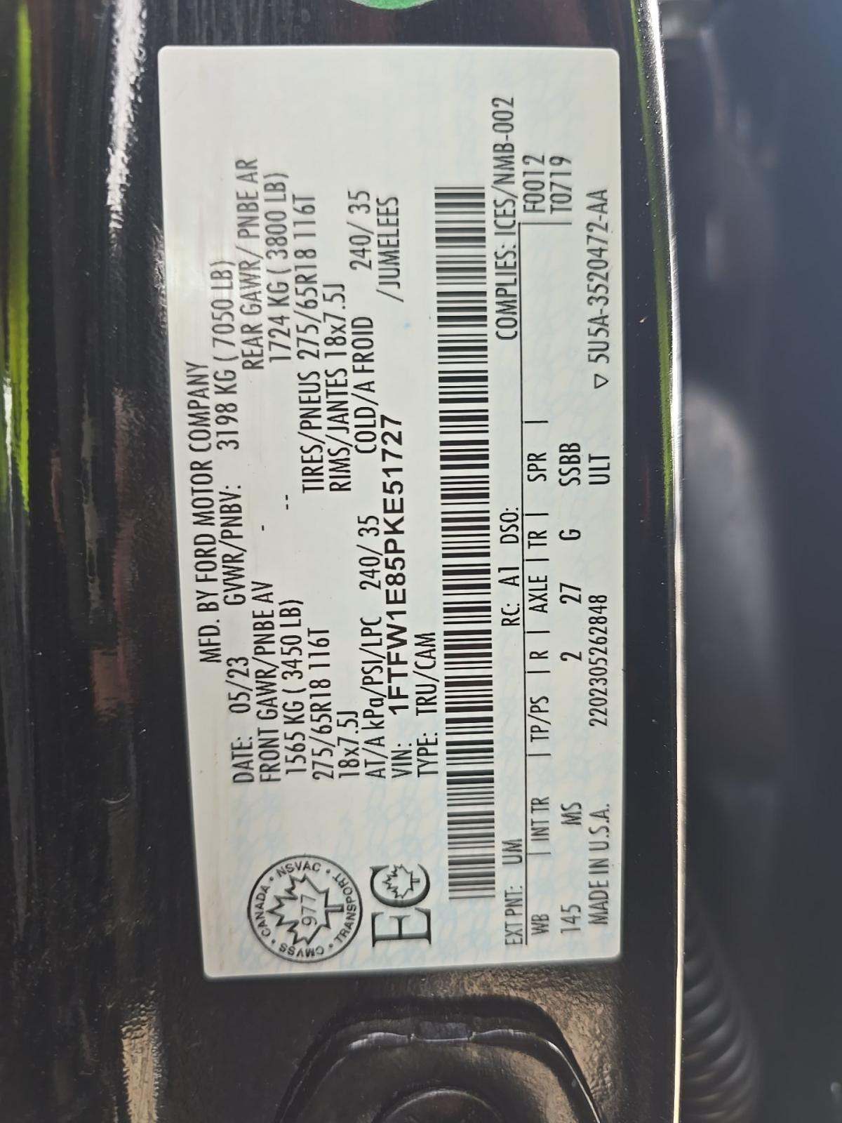 2023 Ford F-150 XLT AWD