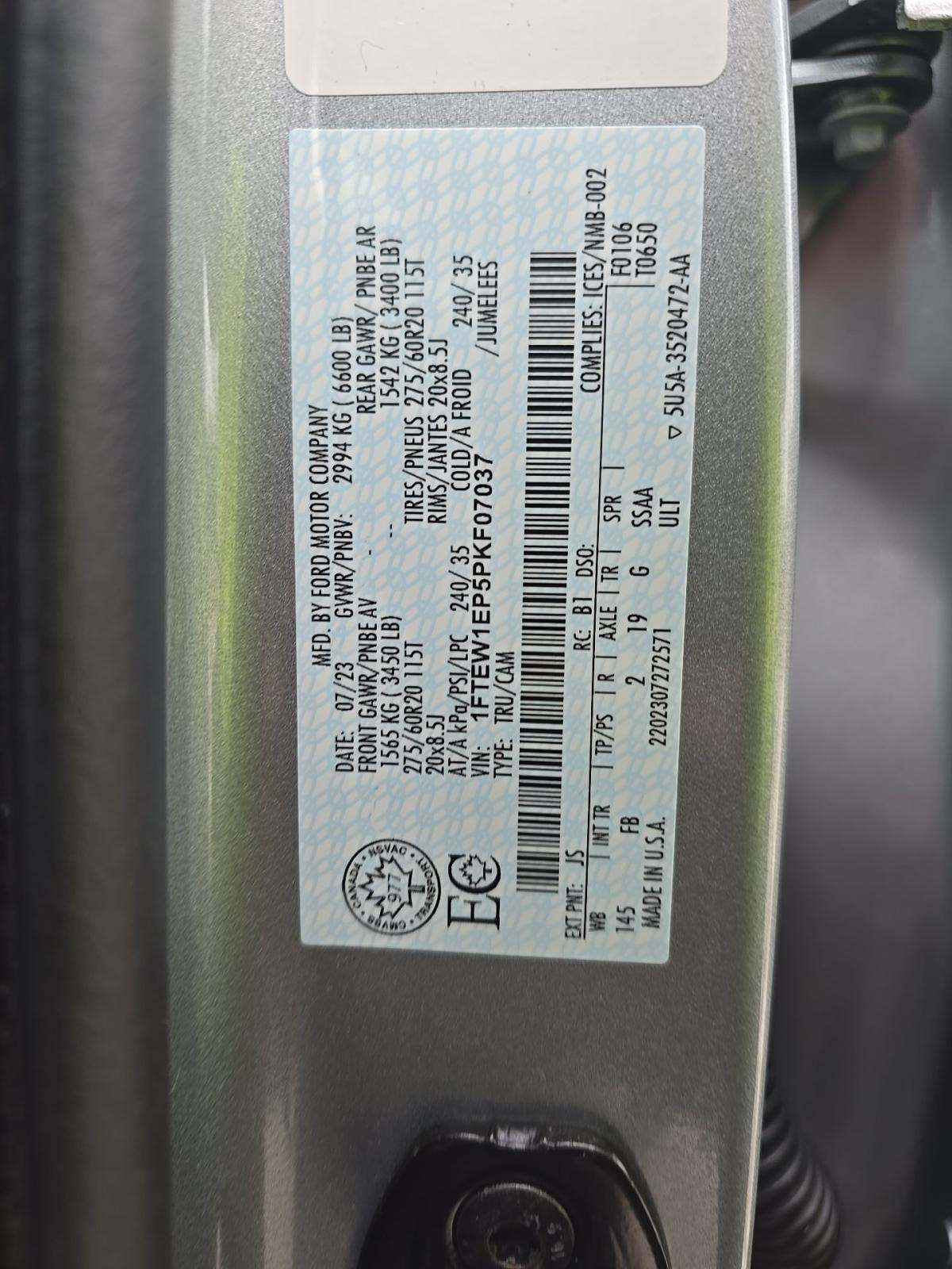 2023 Ford F-150 XLT AWD