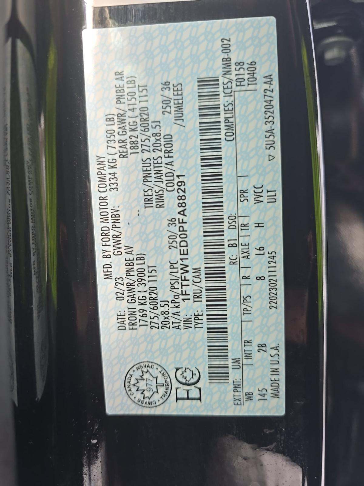 2023 Ford F-150 Hybrid Lariat AWD