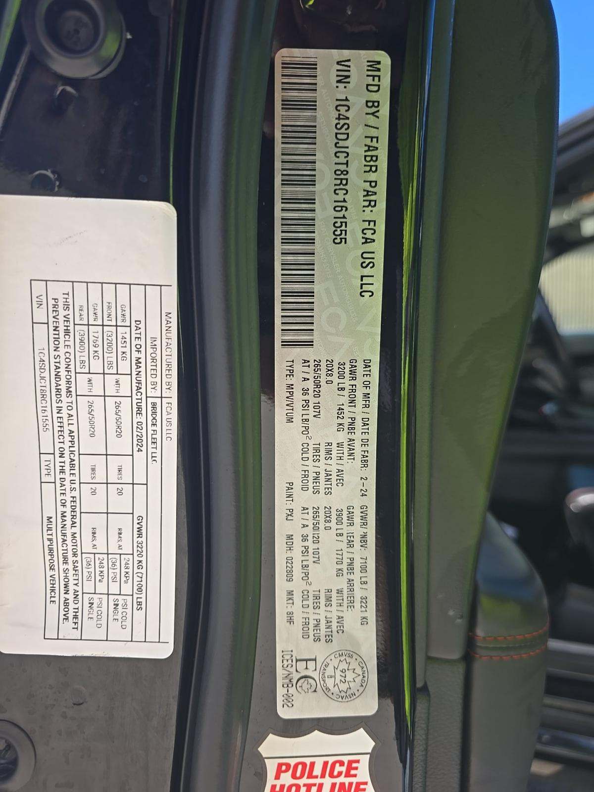 2024 Dodge Durango R/T Plus AWD