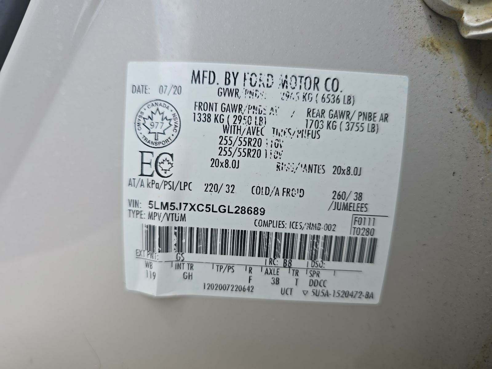 2020 Lincoln Aviator Reserve AWD