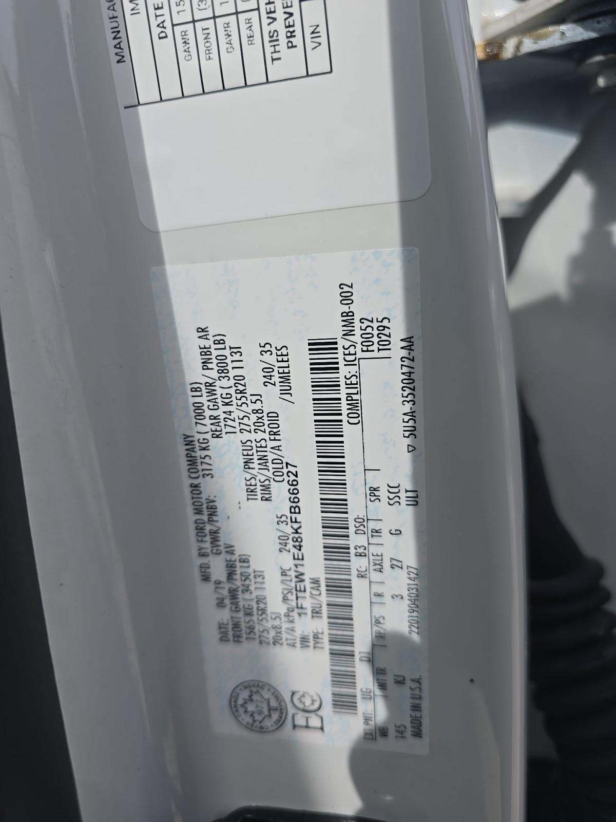 2019 Ford F-150 King Ranch AWD