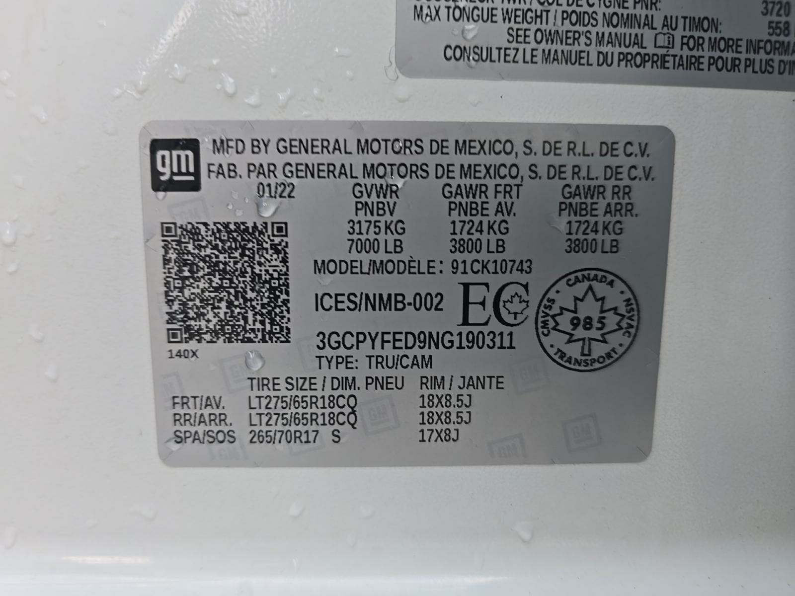 2022 Chevrolet Silverado 1500 LTD LT Trail Boss AWD