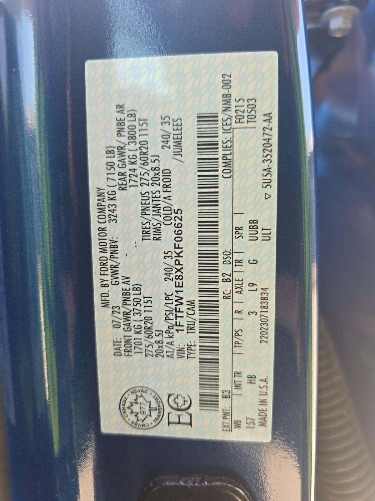 2023 Ford F-150 Lariat AWD