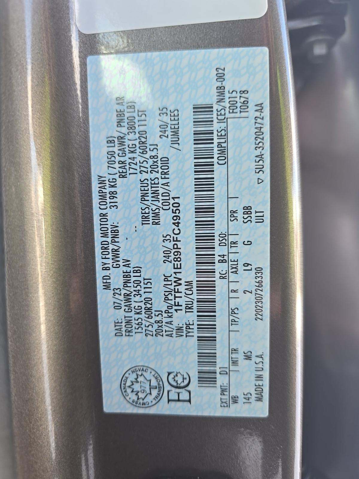 2023 Ford F-150 XLT AWD