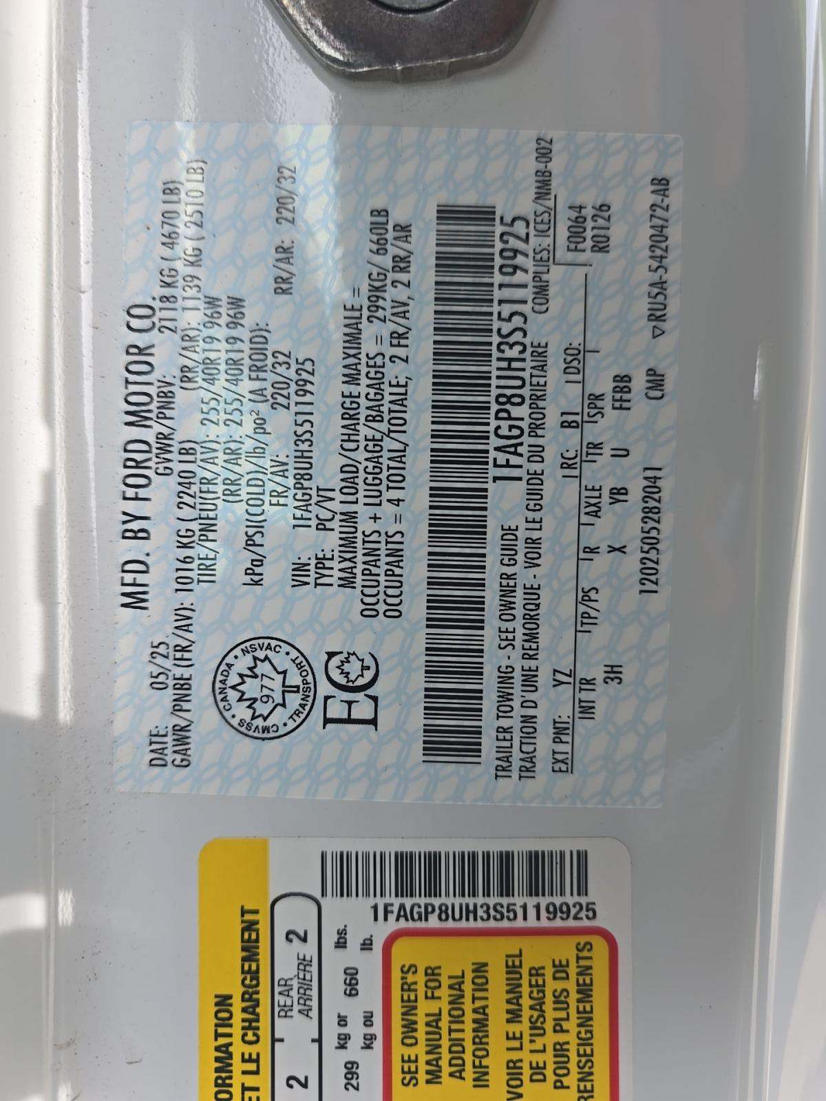 2025 Ford Mustang EcoBoost Premium RWD