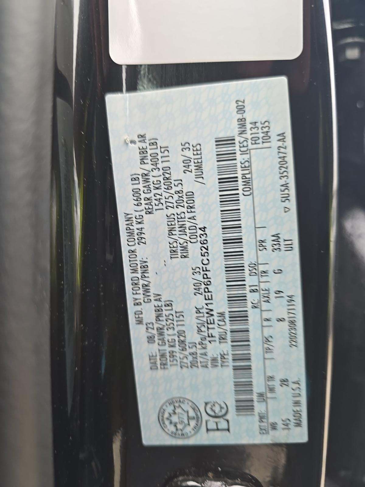 2023 Ford F-150 Lariat AWD