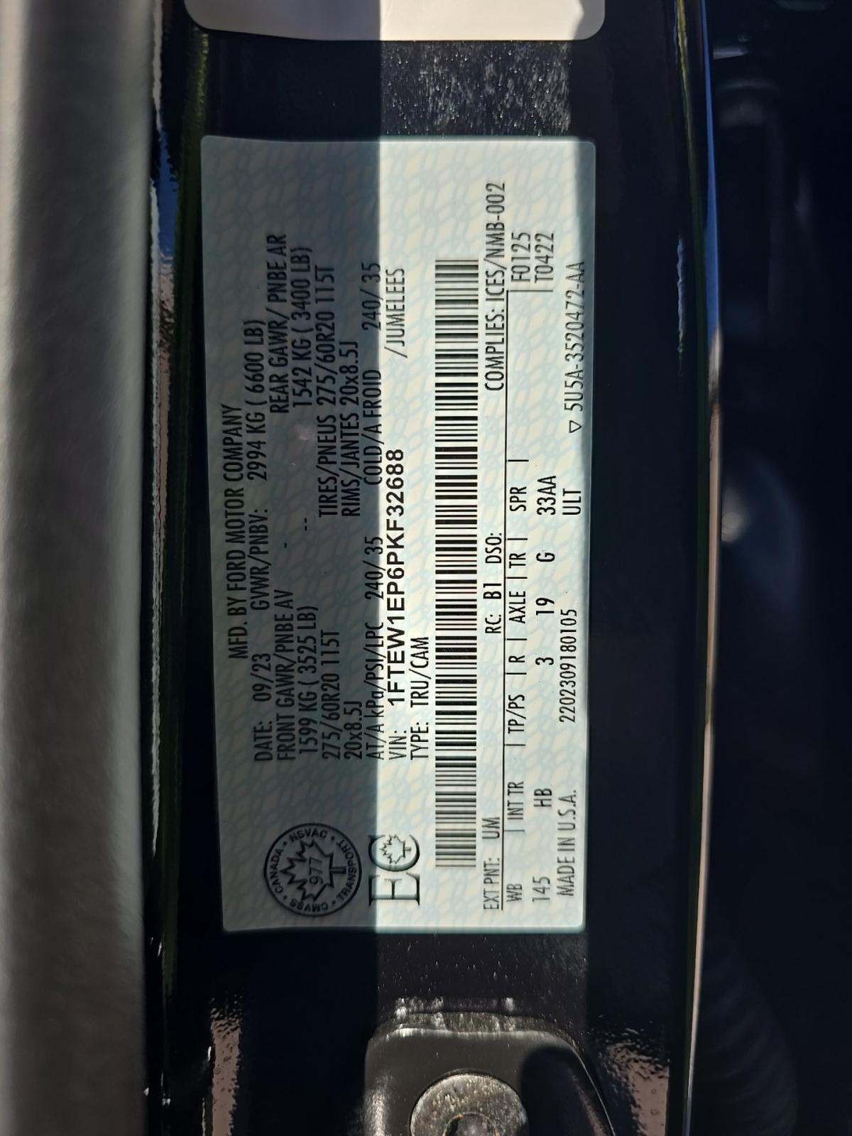 2023 Ford F-150 Lariat AWD